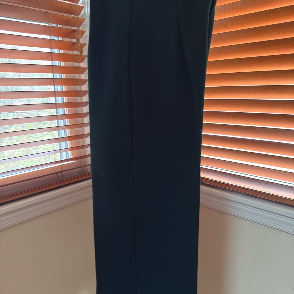 Zara Dark Teal High-Waist Wide Leg Pants